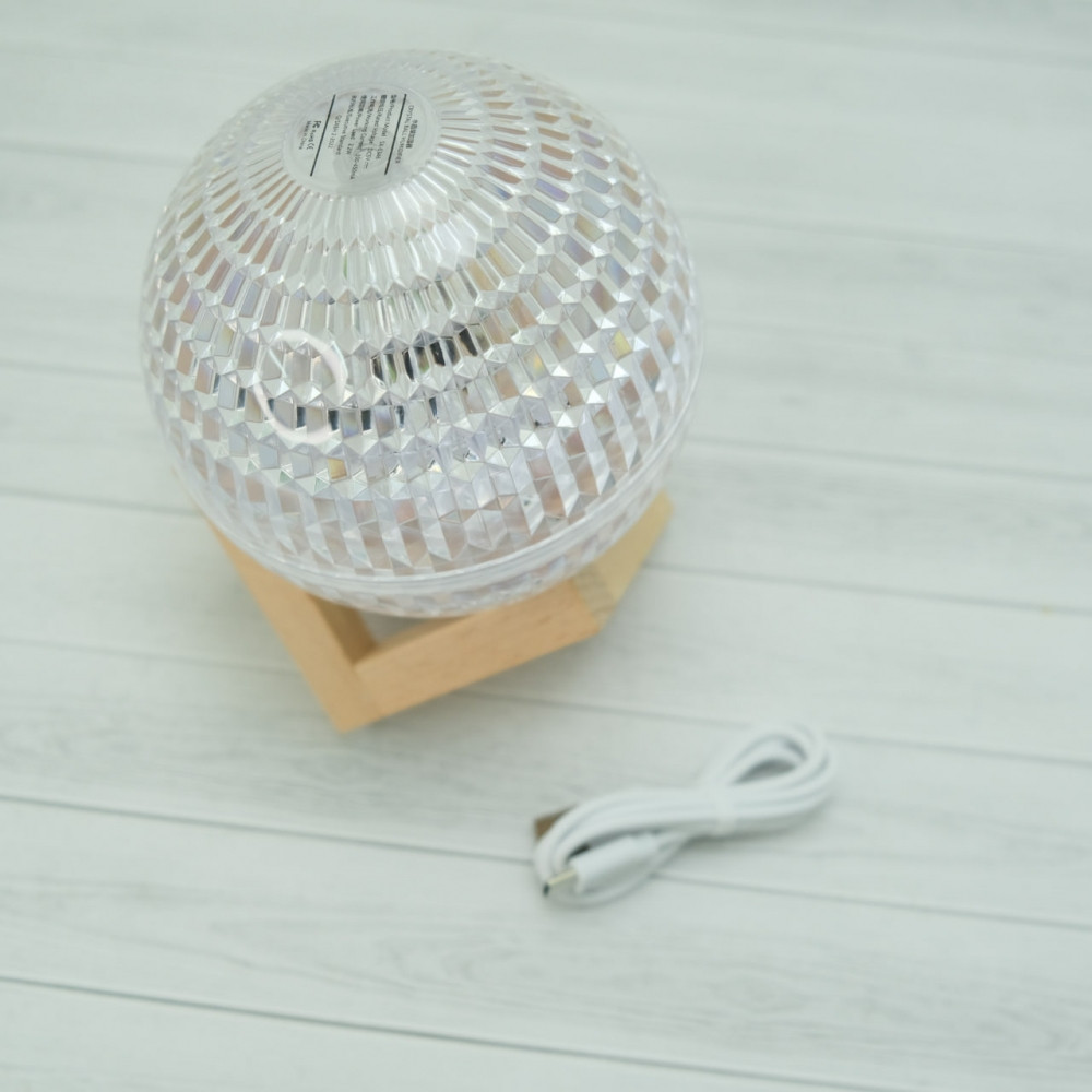 Увлажнитель (аромадиффузор) воздуха Хрустальный шар Crystall Ball Humidifier SX-E346 с функцией ночника 350 ml - фото 9 - id-p219627519