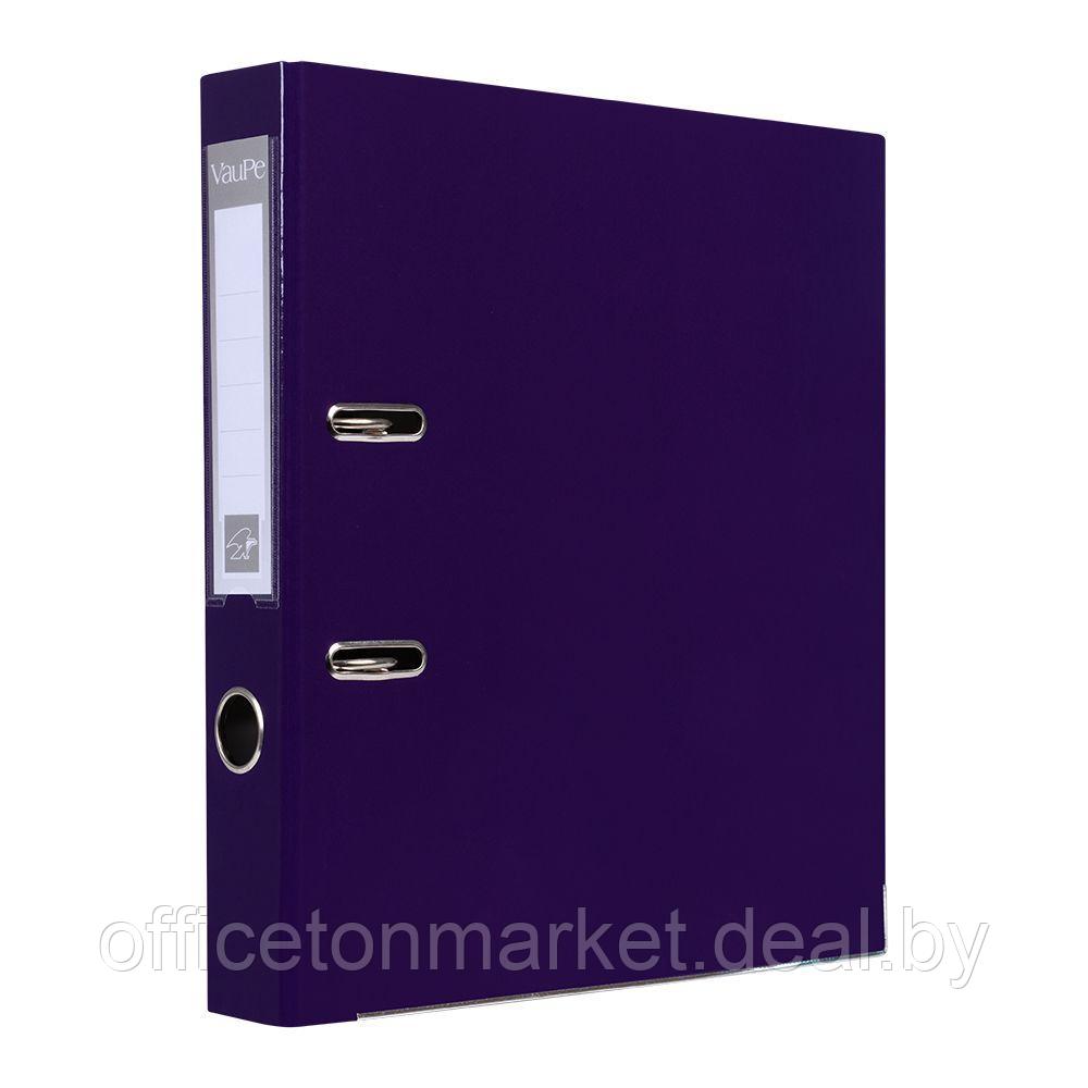 Папка-регистратор "VauPe", А4, 75 мм, ламинированный картон, фиолетовый - фото 1 - id-p219619580