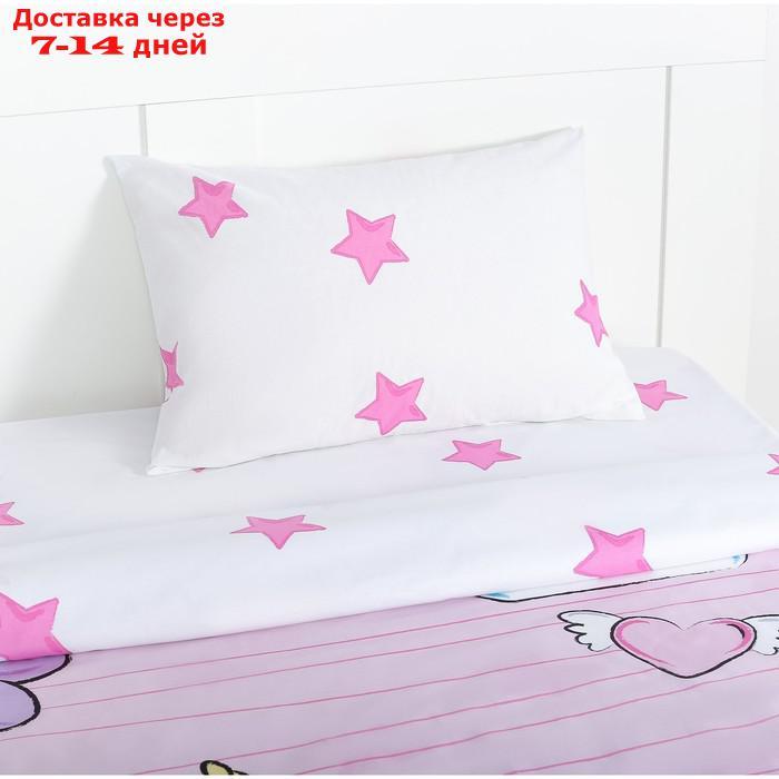 Детское постельное бельё 1,5 сп "Minnie Mouse" с единорогом, 143*215 см, 150*214 см, 50*70 см -1 шт, поплин - фото 2 - id-p219580440