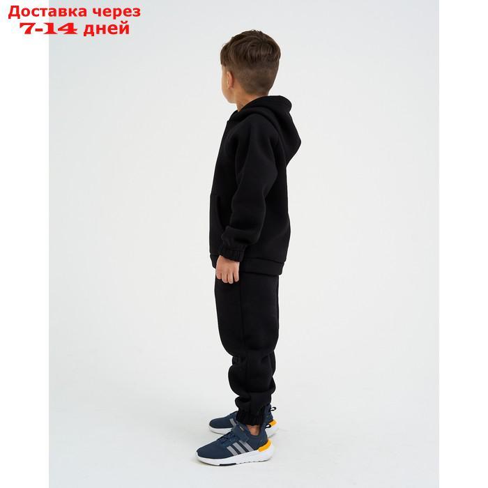 Костюм детский (толстовка, брюки) KAFTAN "Basic line" р.30 (98-104), черный - фото 4 - id-p219582254