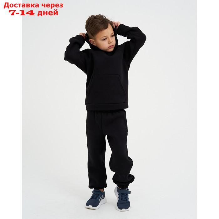 Костюм детский (толстовка, брюки) KAFTAN "Basic line" р.30 (98-104), черный - фото 6 - id-p219582254