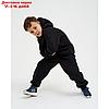Костюм детский (толстовка, брюки) KAFTAN "Basic line" р.30 (98-104), черный, фото 7