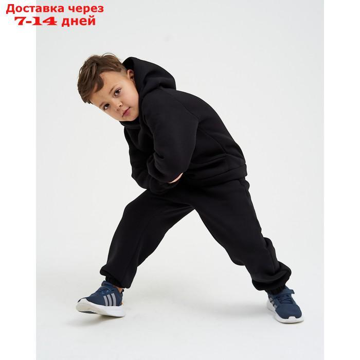 Костюм детский (толстовка, брюки) KAFTAN "Basic line" р.30 (98-104), черный - фото 7 - id-p219582254