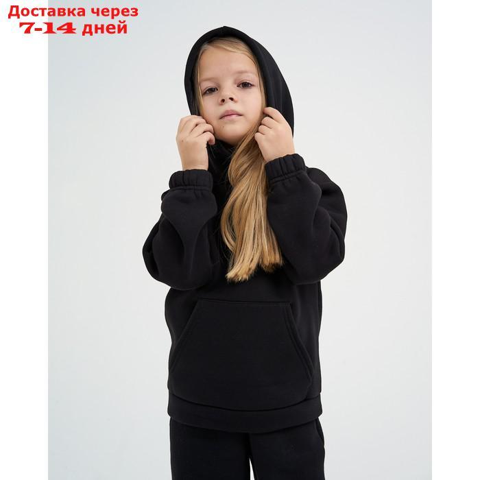 Костюм детский (толстовка, брюки) KAFTAN "Basic line" р.30 (98-104), черный - фото 9 - id-p219582254