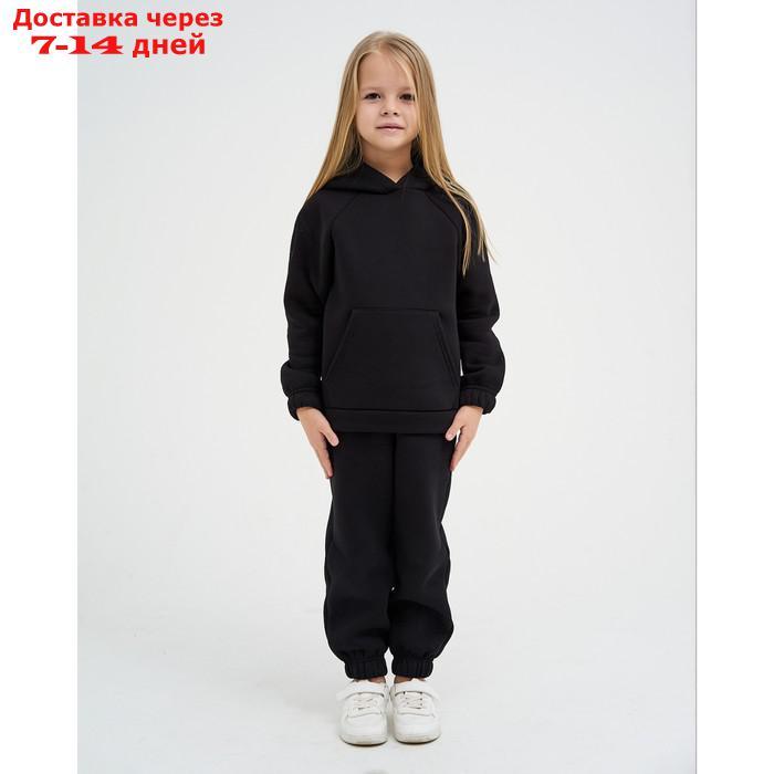 Костюм детский (толстовка, брюки) KAFTAN "Basic line" р.30 (98-104), черный - фото 10 - id-p219582254