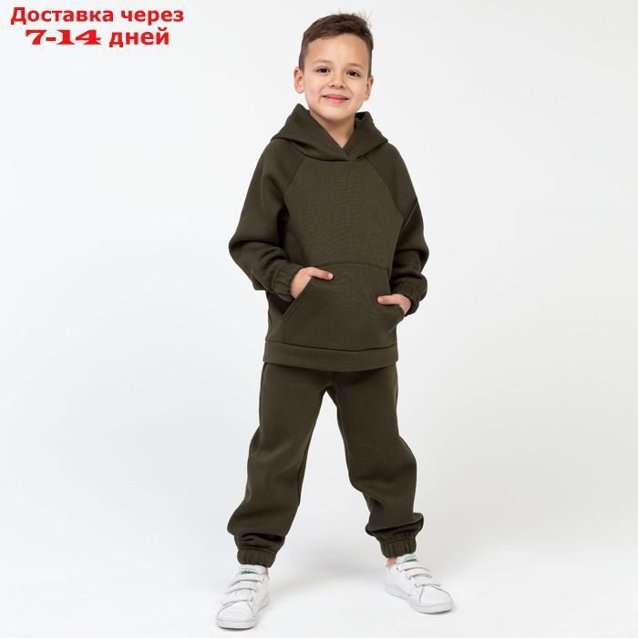 Костюм детский (толстовка, брюки) KAFTAN "Basic line" р.30 (98-104), хаки