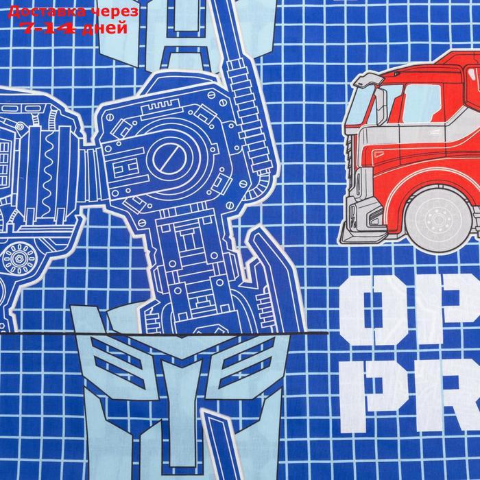Постельное белье 1,5 сп Neon Series "Optimus Prime" Transformers 143*215 см, 150*214 см, 50*70 см -1 шт - фото 4 - id-p219580493