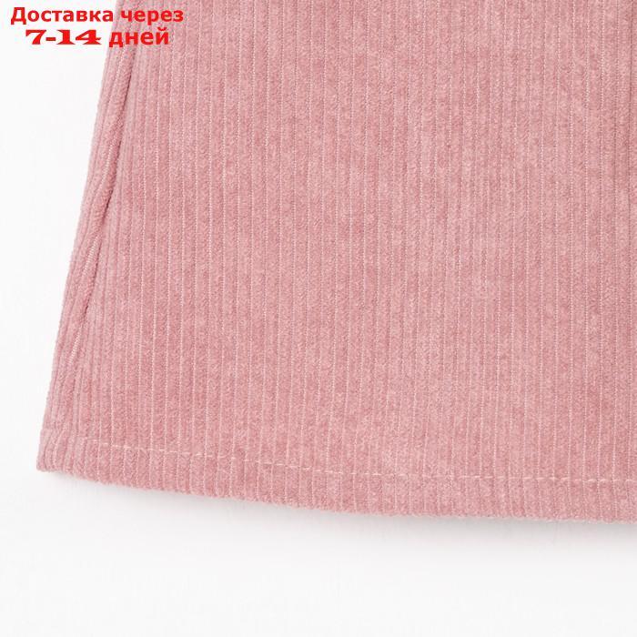 Юбка детская KAFTAN "Velvet", р. 30 (98-104), пыльно-розовый - фото 7 - id-p219582346