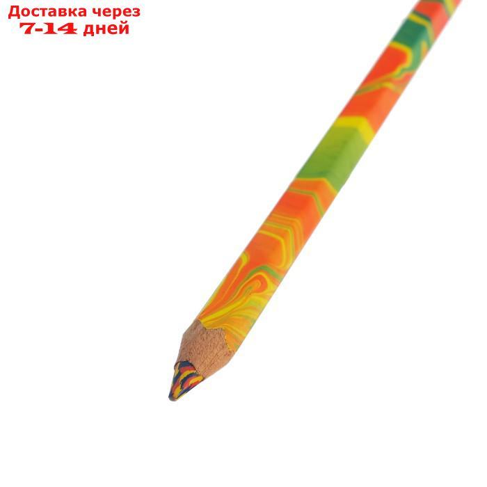 Набор 2 штуки карандаш с многоцветным грифелем Koh-I-Noor Magic, утолщённый (1181215) - фото 2 - id-p219581619