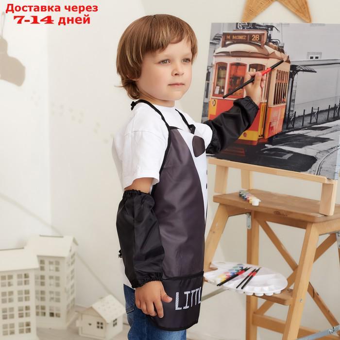 Набор детский для творчества Collorista "Little man" фартук 49 х 39 см и нарукавники - фото 2 - id-p219580802