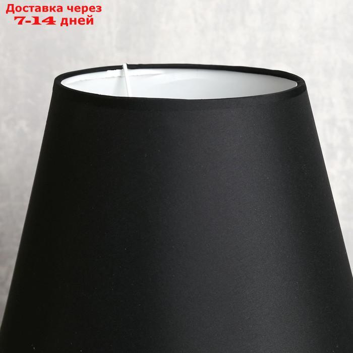Лампа настольная "Орлеан" 1х40Вт Е14 черный 28х28х43 см. - фото 3 - id-p219581933