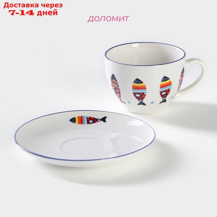 Чайная пара "Емеля", чашка 250 мл, блюдце 15 см - фото 2 - id-p219581164