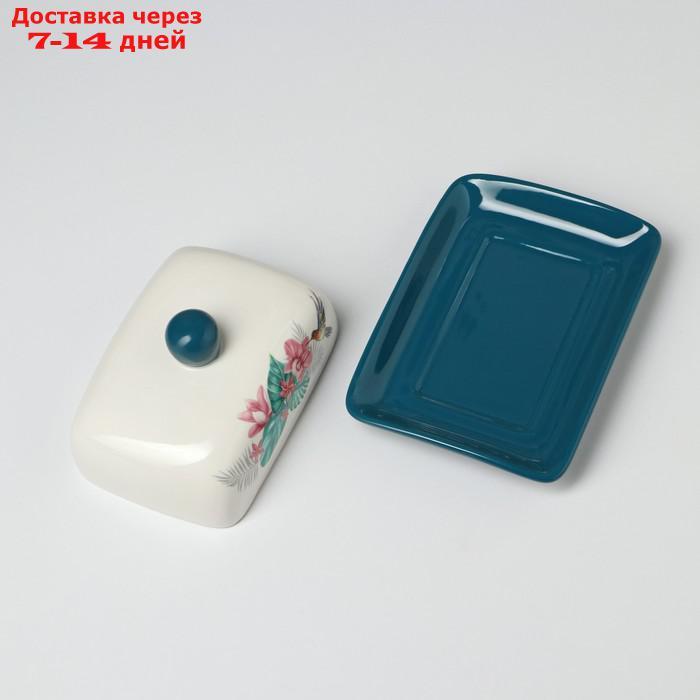 Маслёнка Доляна "Тропики", 16,5×12,5×10 см - фото 3 - id-p219581177