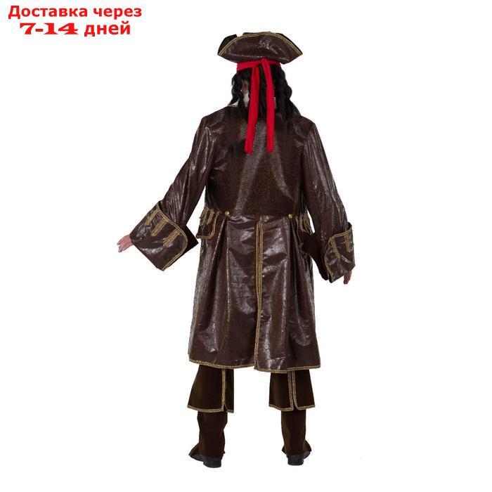 Карнавальный костюм для взрослого "Капитан Джек Воробей", р. 52, рост 182 см - фото 2 - id-p219581204