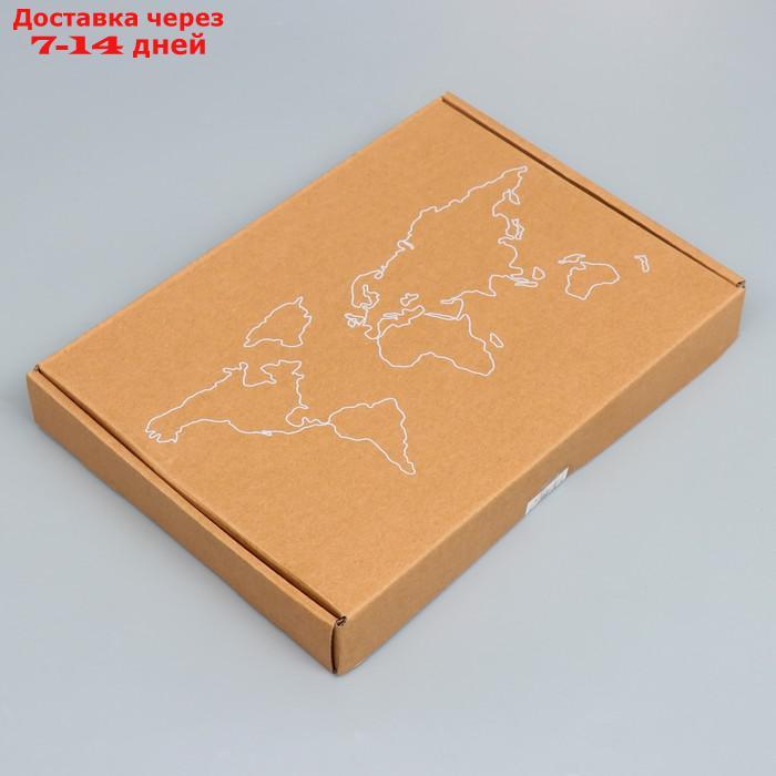 Панно-наклейка настенное пробка "Карта мира" набор 40х70 см - фото 4 - id-p219582165