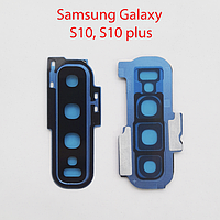Объектив камеры в сборе для Samsung Galaxy s10 plus синий
