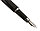 Ручка подарочная перьевая Manzoni Trento корпус серебристо-черный, фото 3