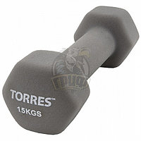 Гантели неопреновые Torres 1.5 кг (пара) (арт. PL550115)