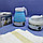 Электрочайник дорожный YS-2008, 600W (складной, силиконовый, 0.6l, 220V) Голубой, фото 4