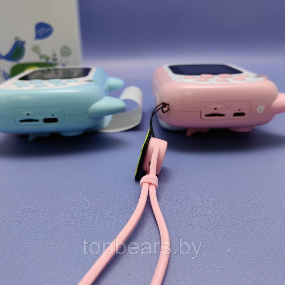 Фотоаппарат моментальной печати Котик / Детская фотокамера с принтером Розовый - фото 9 - id-p219630107