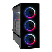 Корпус Miditower ExeGate i3 MAX-EVO800 (eATX, EVO800RGB 12см, 2*USB+1*USB3.0, HD аудио, черный, 4 вент. 12см с