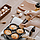 Порционная алюминиевая сковородка с антипригарным покрытием frying pan (4 секции, съемная бакелитовая ручка), фото 2
