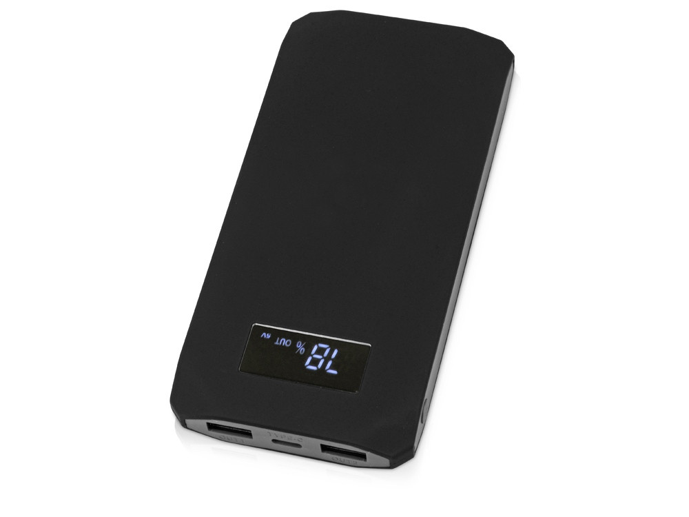 Портативное зарядное устройство Quickr с функцией быстрой зарядки, 10000 mAh, черный - фото 1 - id-p219630027