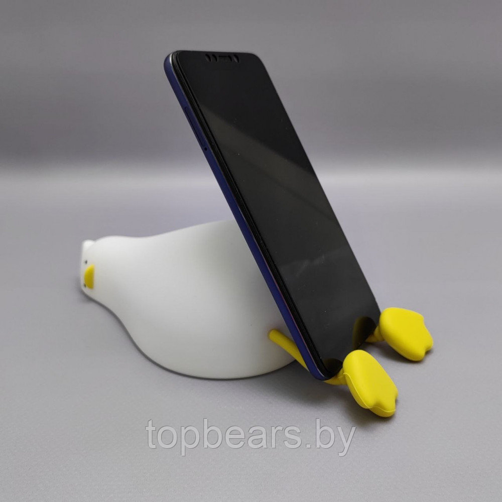 Светильник - ночник силиконовый Сонный Гусь Duck Sleep Lamp (USB, 3 режима, таймер 30 мин) - фото 2 - id-p219630118