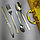 Набор столовых предметов из корозионно - стойкой стали с напылением на 6 персон в подарочном кейсе (24, фото 5
