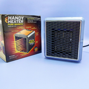 Портативный 3-х скоростной обогреватель с LED подсветкой Handy Heater Pure Warmth 1500W, 220V - фото 1 - id-p219630292