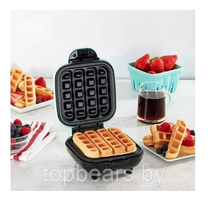 Электрическая мини вафельница Waffle Stick Maker, 420W (бельгийские, венские вафли) - фото 3 - id-p219630127