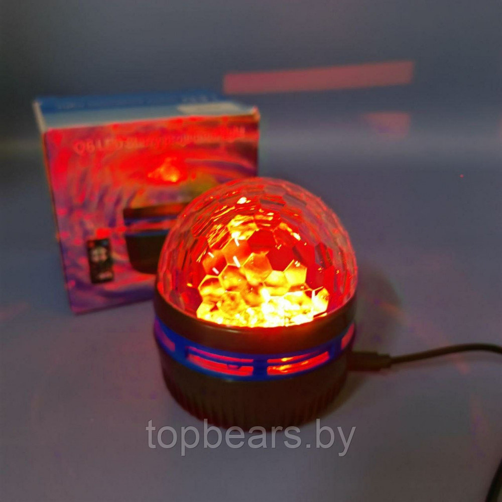 Проектор ночник Мерцание LED Q6 Star light с пультом ДУ (режимы подсветки, датчик звука) - фото 3 - id-p219630134