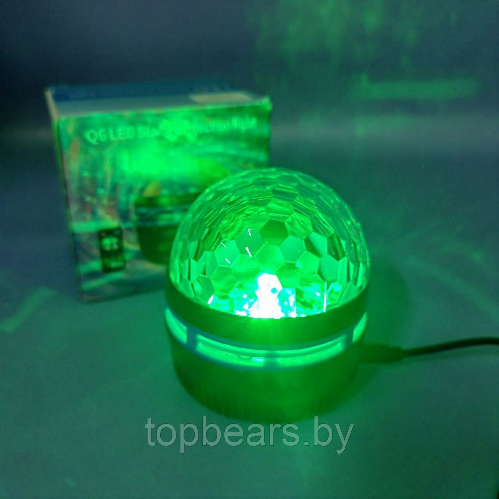 Проектор ночник Мерцание LED Q6 Star light с пультом ДУ (режимы подсветки, датчик звука) - фото 4 - id-p219630134