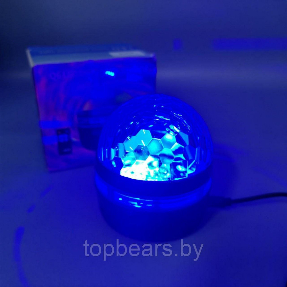 Проектор ночник Мерцание LED Q6 Star light с пультом ДУ (режимы подсветки, датчик звука) - фото 5 - id-p219630134