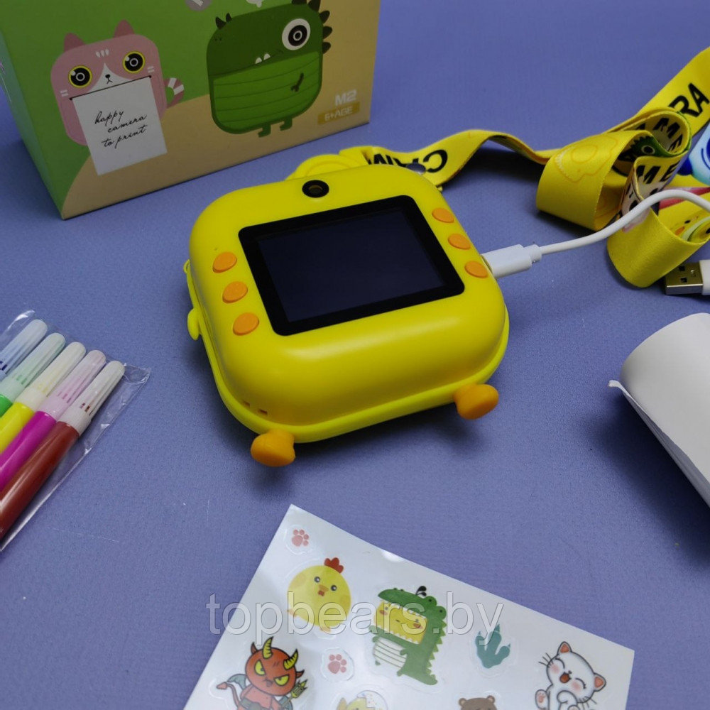 Детский фотоаппарат с мгновенной печатью Childrens Time Print Camera (фото, видео, поддержка SD-card до 32 Gb) - фото 10 - id-p219630136