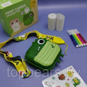 Детский фотоаппарат с мгновенной печатью Childrens Time Print Camera (фото, видео, поддержка SD-card до 32 Gb) - фото 1 - id-p219630137
