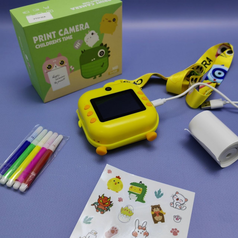 Детский фотоаппарат с мгновенной печатью Childrens Time Print Camera (фото, видео, поддержка SD-card до 32 Gb) - фото 7 - id-p219630306