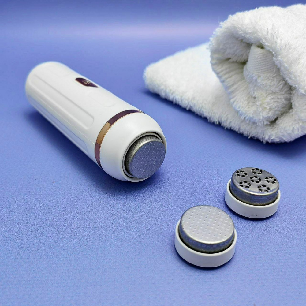 Портативный аппарат по уходу за кожей стоп Wireless Portable Foot grinder HY-888 (2 режима работы, 3 насадки) - фото 8 - id-p219630312
