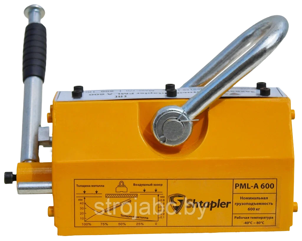 Захват магнитный Shtapler PML-A 600 (г/п 600 кг) - фото 3 - id-p219629158