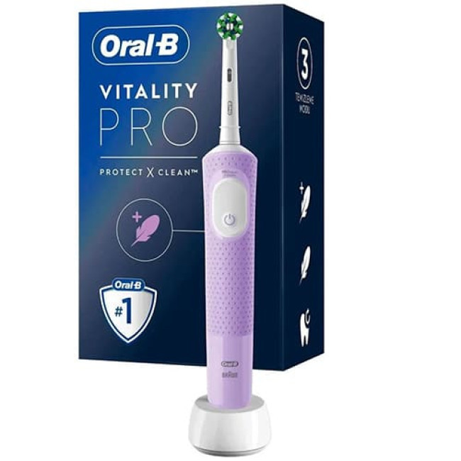 Электрическая зубная щетка Oral-B Vitality Pro D103.413.3 (Сиреневый) - фото 1 - id-p219613223
