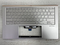 Верхняя часть корпуса (Palmrest) Asus ZenBook 14 UX434, серый, RU Сервисный оригинал, 13N1-A6A0221