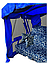 Садовые качели Ранго МС 6130 синий вензель, фото 2
