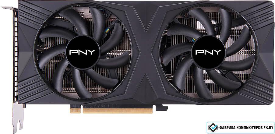 Видеокарта PNY GeForce RTX 4070 12GB Verto Dual Fan VCG407012DFXPB1 - фото 1 - id-p219620973