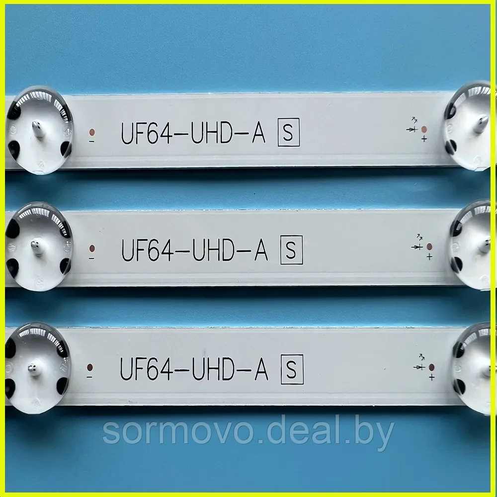 Светодиодная лента для подсветки (3) для LG UF64_UHD_A 43UH603V 43UH610V 43UF6407 43UH620V 43UH619V 43UF6409 4 - фото 3 - id-p219633769