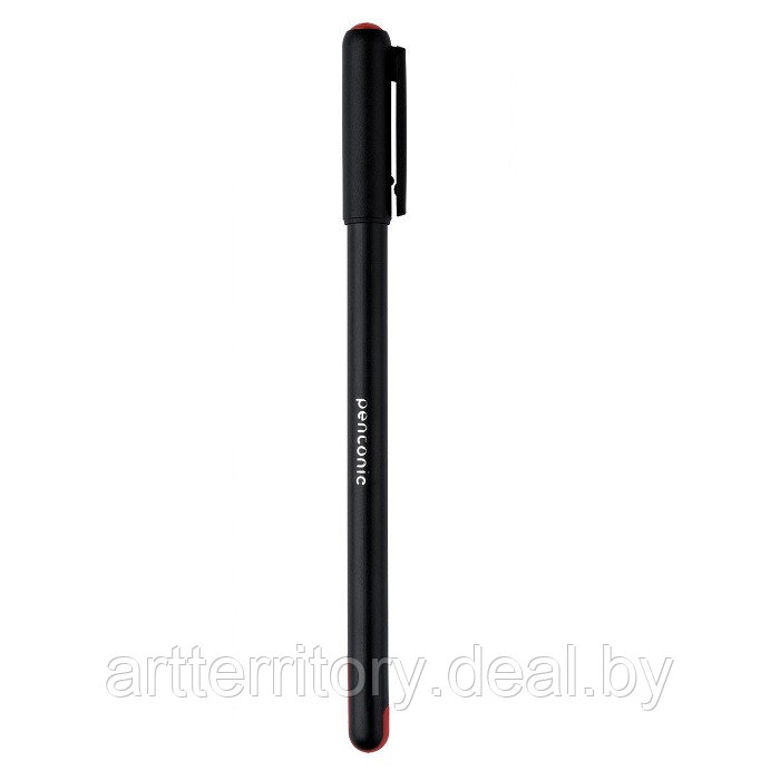 Ручка шариковая Linc Pentonic, одноразовая, красный, 0,7 мм - фото 3 - id-p219625924