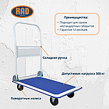Тележка платформенная RAD ТП 300 (900х600), фото 2