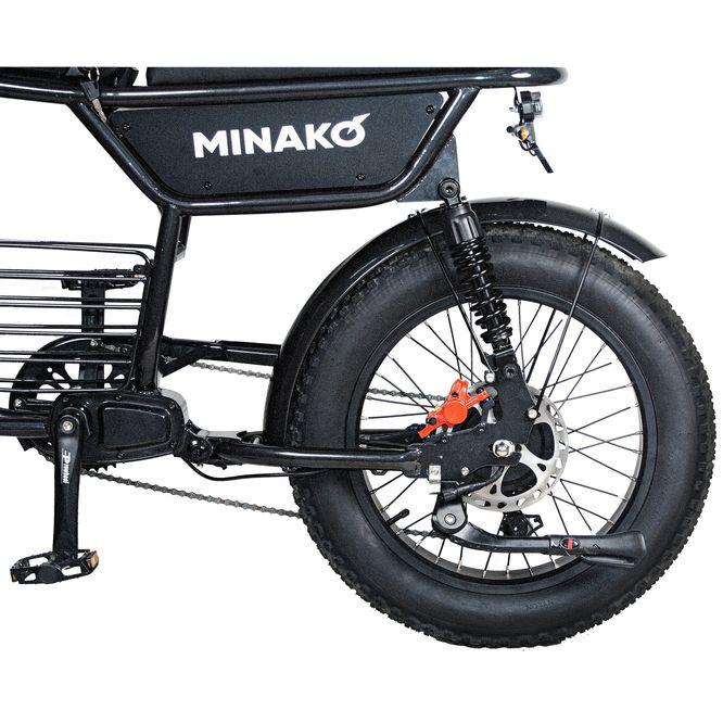 Электровелосипед Minako Bike Черный - фото 4 - id-p219634104