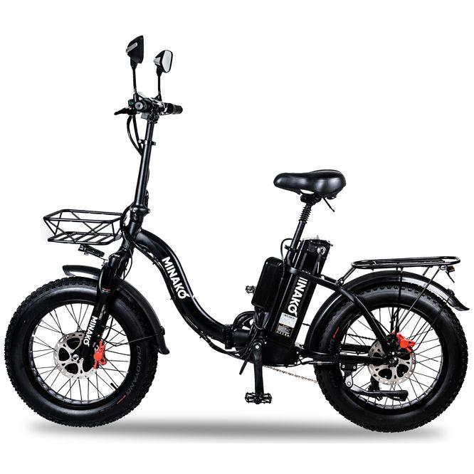 Электровелосипед Minako F11 Dual Черный (полный привод) - фото 2 - id-p219634111