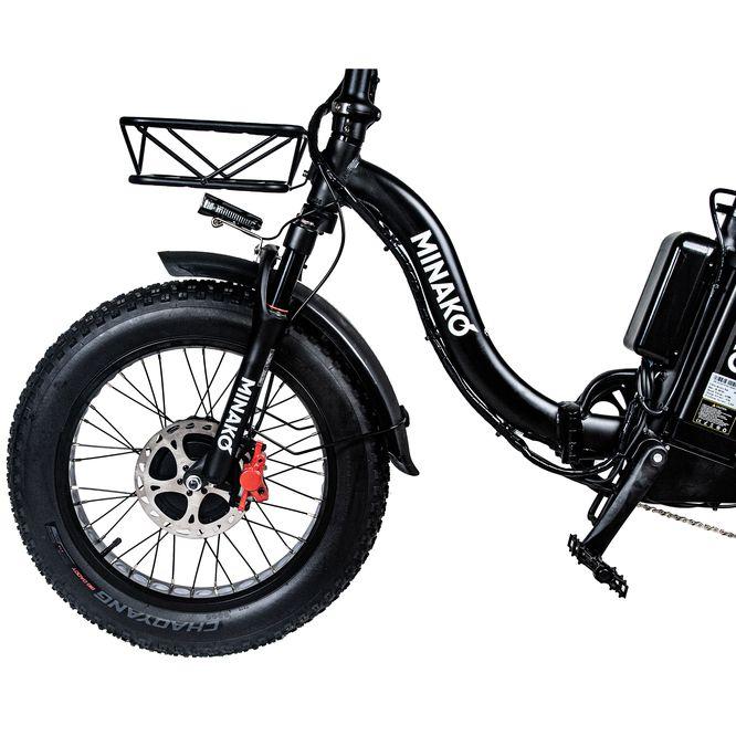 Электровелосипед Minako F11 Dual Черный (полный привод) - фото 3 - id-p219634111