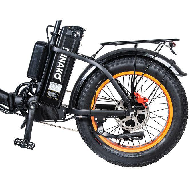 Электровелосипед Minako F11 Dual Оранжевый (полный привод) - фото 3 - id-p219634112
